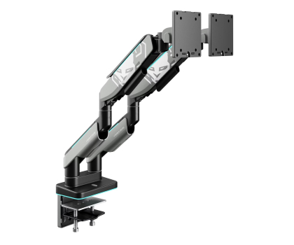 Uchwyt do monitorów Diablo Chairs X-ARM Dual RGB szaro-czarny 1874
